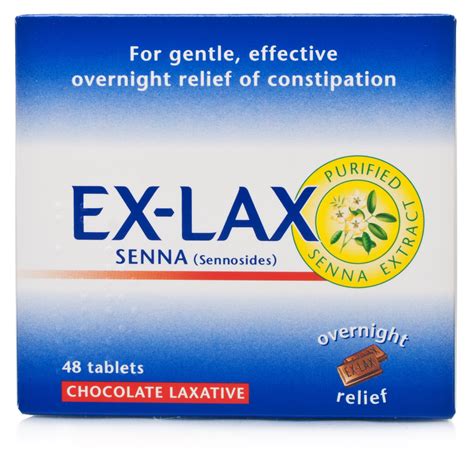 Ex-Lax Senna Chocolate Laxative | Constipation Relief | Chemist Direct
