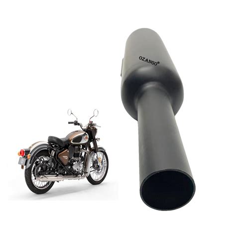 Ozango Exaust Short Bottle Silencer Mini Punjab Dholki Dholki Black for ...