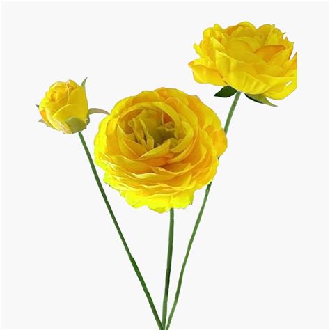 Buy HOMESAKE Set of 3 Artificial Rose Flower Stems - 66cm from Homesake ...