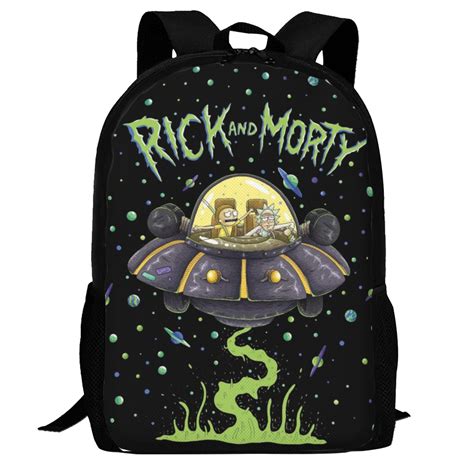Rick And Morty Backpack,3d Print Laptop Backpack Lightweight Casual ...