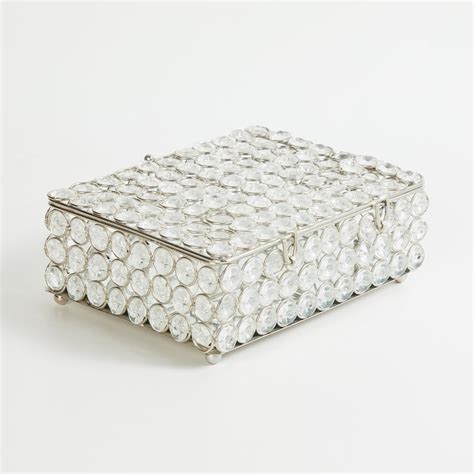 Buy Fiesta Glass Crystal Decorative Box from Home Centre at just INR 999.0
