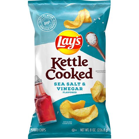 Lay's Kettle Cooked Sea Salt & Vinegar Potato Chips, | Ubuy Sri Lanka