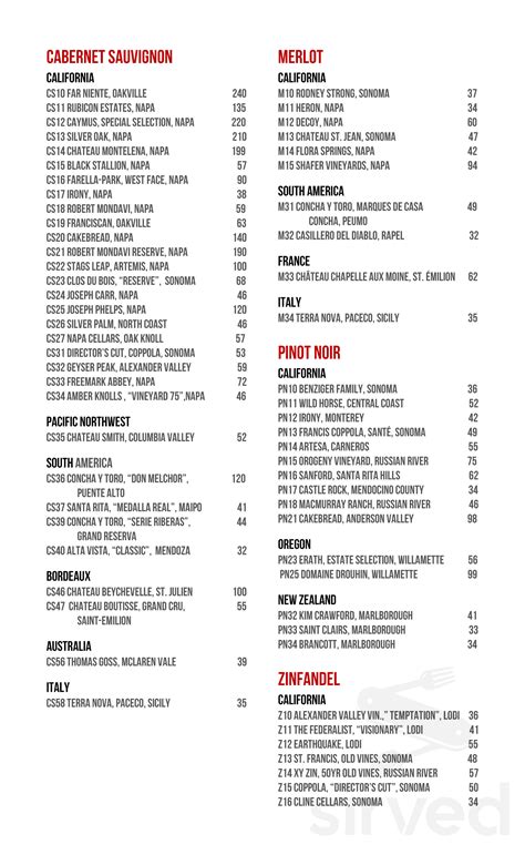 Terra Nova Restaurant menus in Sewell, New Jersey, United States