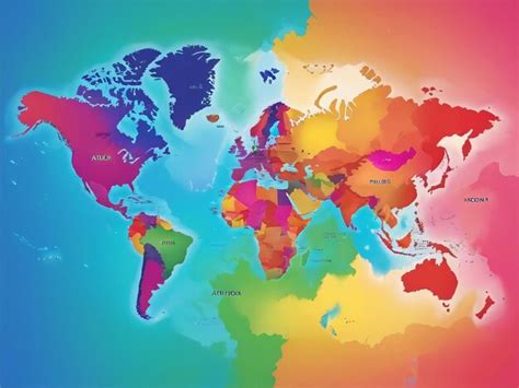 World Map Imagem Colorful Image 的图像结果