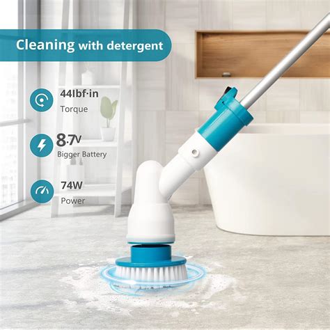 Buy Inumsu Electric Spin Scrubber 8.7v 4000mAh Electric Brush Electric ...