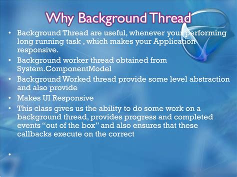 Image result for Foreground Thread vs Background Thread