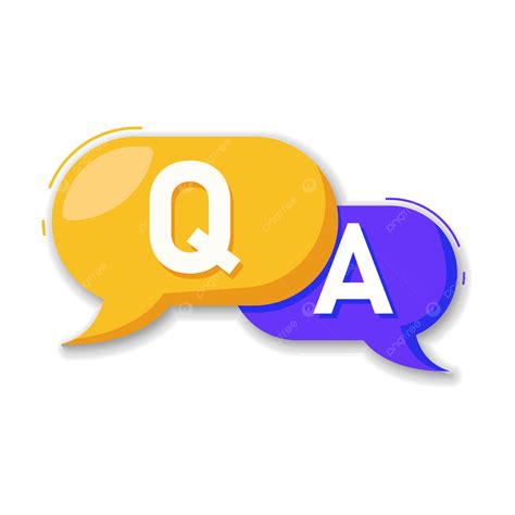 Q And A Speech Bubble Icon Sign Or Ask Answer Solution Information Have ...
