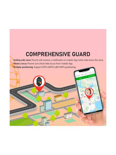 Wonlex Παιδικό Smartwatch με GPS και Καουτσούκ/Πλαστικό Λουράκι Ροζ ...