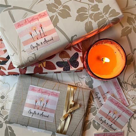 Diwali Coloured Gift Labels – Labelshabel