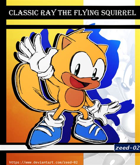 Ray the Flying Squirrel - sonic classic (color) by zeed02 on DeviantArt