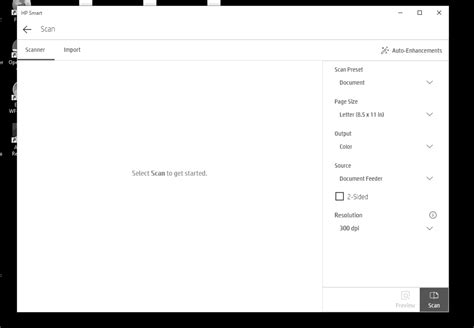 HP Smart App Scanning 的图像结果