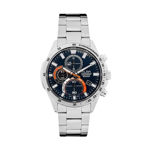 Alba AM3971X1 Navy Blue Chronograph Watch – The Watch Factory