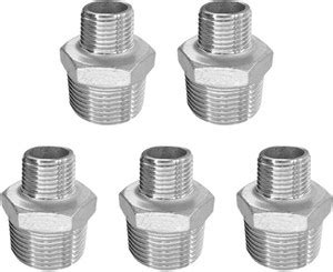 Implemental Reducing Pipe Fitting - Reducer Hex Nipple Male Connector ...