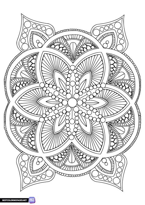 Mandala coloring sheets - Free printable coloring pages