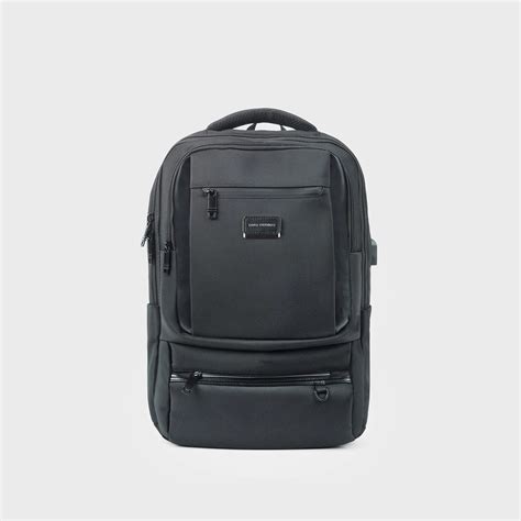 Buy Harvard Crest Black Backpack | Lino Perros