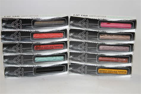 LOT OF 10 ASSORTED OCC LIP TAR LIQUID LIPSTICK
