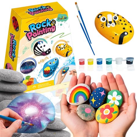 Buy Toy Imagine Rock Painting Kit for Kids | DIY Stone Art & Rock ...