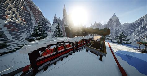 Image result for Minecraft Polar Express Map