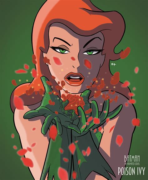 How To Draw Poison Ivy Batman The Animated Series