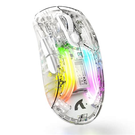Amazon.in: Buy Wireless Gaming Mouse With Full Transparent Design ...