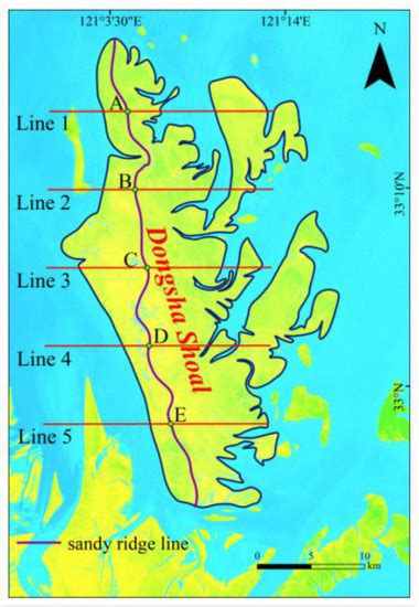 Recent Evolution of the Intertidal Sand Ridge Lines of the Dongsha ...