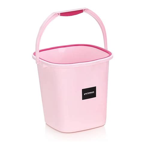qumico etp Nova Square Bucket (18 LTR) for Bathroom use : Amazon.in ...