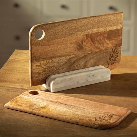 Buy Twiggy Chopping Board Set of 2 with Marble Stand Online ...