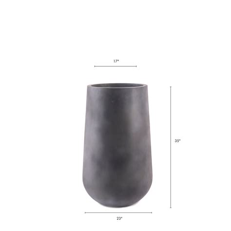 Large Grey FRP Planter Rony |Studio Palasa