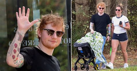 Ed Sheeran and Cherry Seaborn take baby Lyra for relaxed stroll in ...