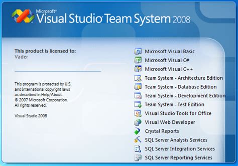 Microsoft Visual Studio 2008 Installation on Windows 7 as VS2008 SP1