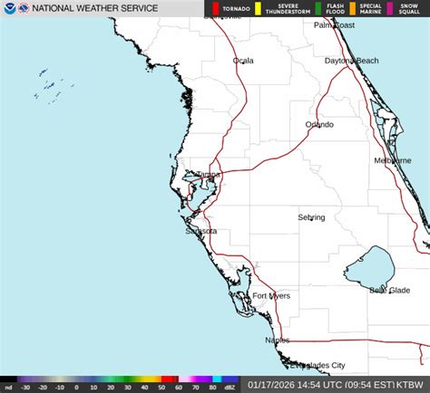 Florida Keys Area Doppler Radars