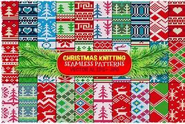 Image result for Christmas Knit Pattern