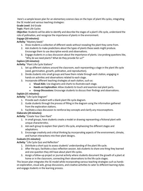 Image result for Lesson Plan for New Curriculum for Basic Science