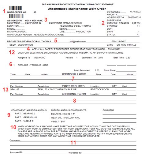 Image result for Work Order Code