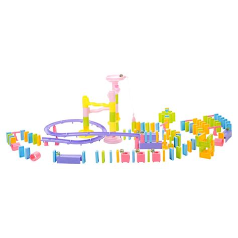 Magicwand® Set of Educational Domino Rally Building Blocks Racing Tile ...