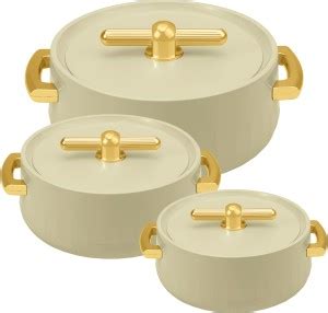 Selvel Global Selvel Global Pack of 3 Serve Casserole Set (1700 ml ...