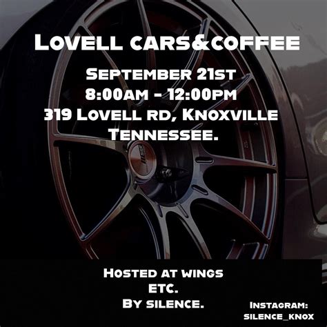 Lovell rd cars and coffee , Wings Etc. (Knoxville), Louisville, 21 ...