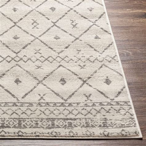 Found and Fable Roma Ivory Diamond Design Accent Rug 3x5 | At Home