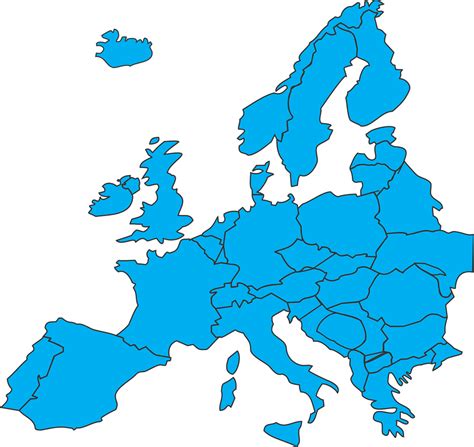 Download Europe, Countries, Map. Royalty-Free Vector Graphic - Pixabay