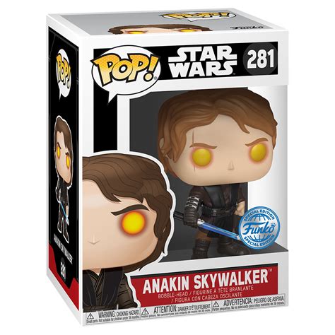 Funko Pop! Star Wars: Darth Vader Anakin Skywalker Special Edition ...