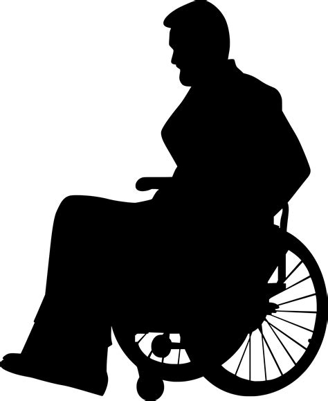 Wheelchair Human Silhouette Png : World day for the disabled logo, icon ...