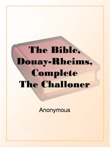 Image result for Douay-Rheims Challoner Edition