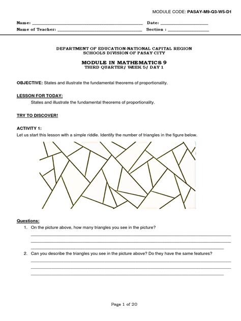 Model Activity Task Class 9 Math Part 5 的图像结果