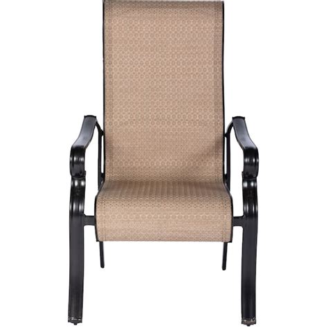 Hanover Brigantine 7-Piece Brown Patio Dining Set Aluminum Rectangle ...