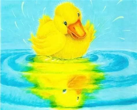 游泳的鸭子插画图片下载-正版图片600055210-摄图网