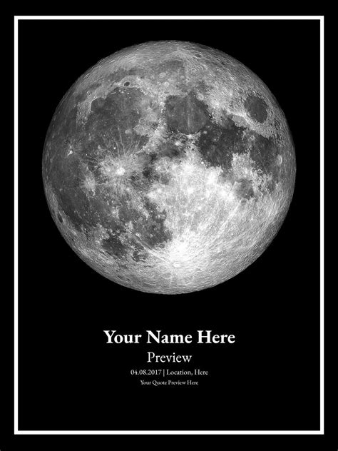 The Moon Joy - Custom Moon Phase Posters & Jewelry [Free Shipping]