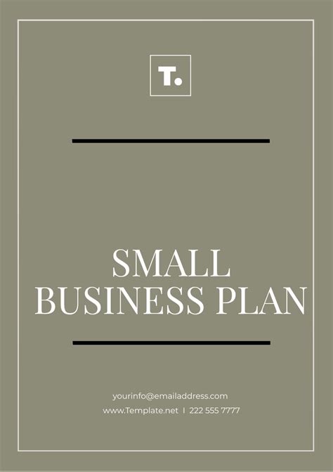 Small Business Plan Sample 的图像结果