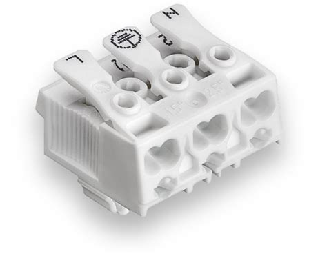 Screwless luminaire connector with interface | SLK 3 linect® - Electro ...