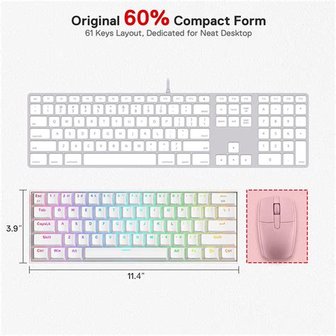 Draconic Pro K530 Pro - 60% Bluetooth+2.4Ghz+Wired Mechanical Keyboard ...