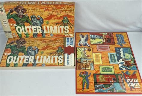 Lot - Vintage 1964 Milton Bradley The Outer Limits Board Game COMPLETE